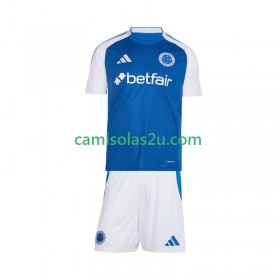 Camisolas de futebol Cruzeiro Criança Equipamento Principal 2025/26 Manga Curta